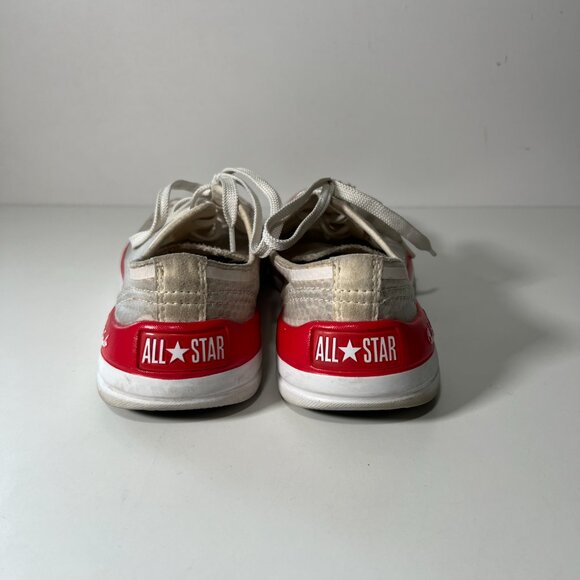 Rare Converse Chuck Taylor All Star Remix Women's 11 White Red - Picture 3 of 11